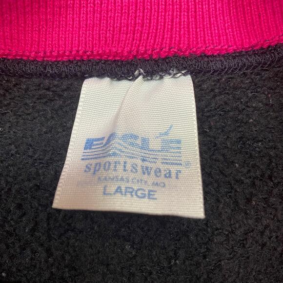 Vintage 80s Eagle Sportswear Jackson Hole Ski Collared Sweater Men's L - Picture 4 of 8